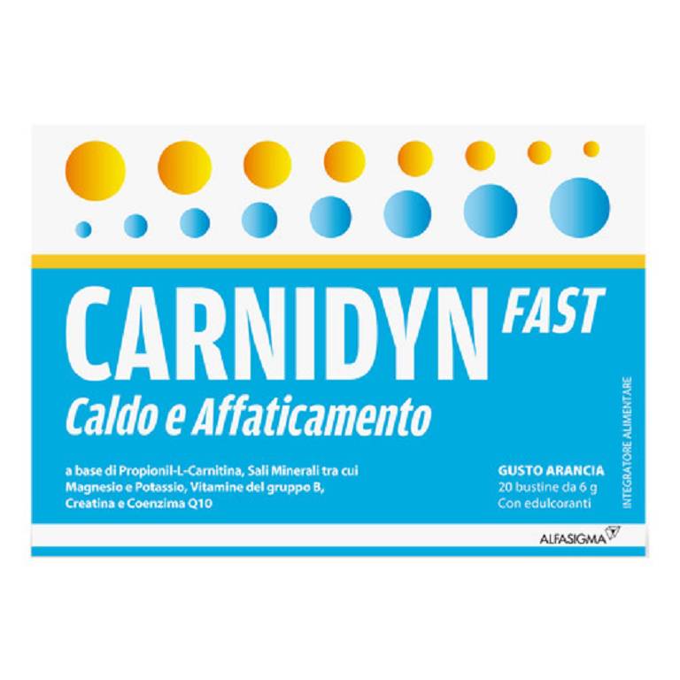 CARNIDYN FAST MAGNESIO e POTASSIO 20 BUSTINE