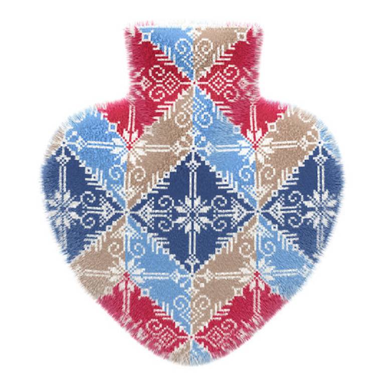 COLORS BORSA ACQ CLD CUORE RED