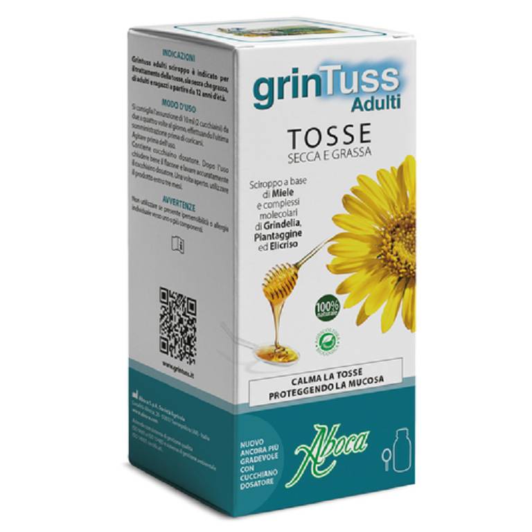 Grintuss Adulti Sciroppo 180 g - Farma 3b Grintuss Adulti Sciroppo 180 g - Farma 3b
