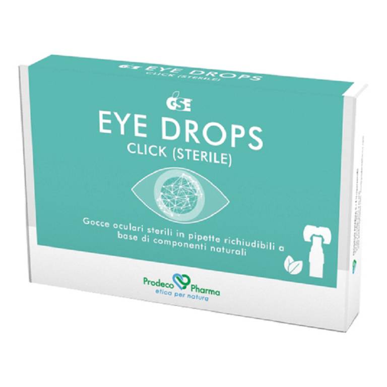 GSE EYE DROPS CLICK 10 PIPETTE da 0,5ML