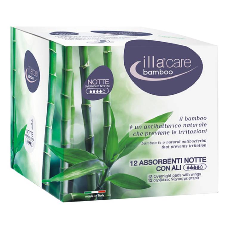 ILLA CARE BAMBOO NOTTE 12PZ