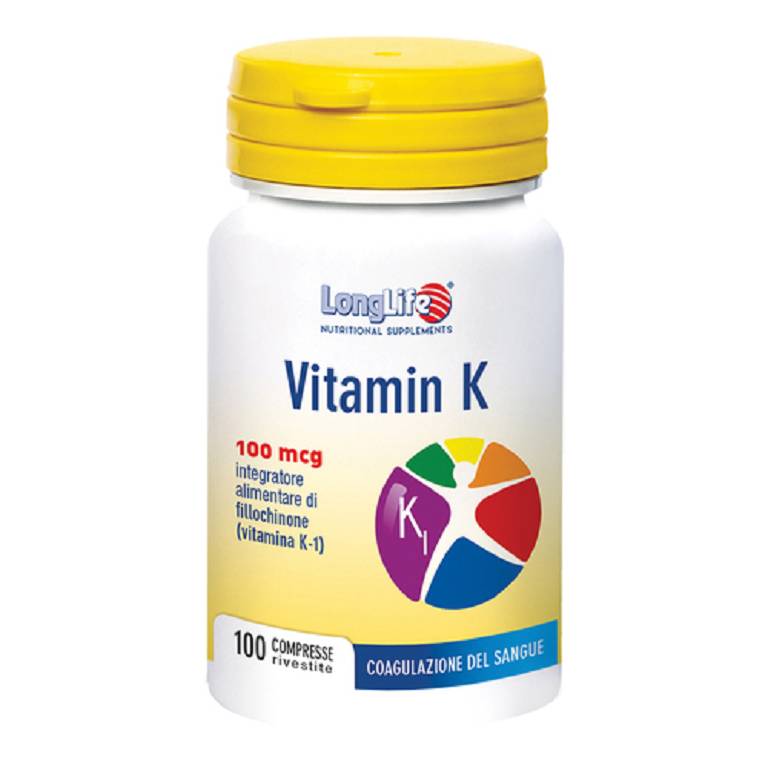LONGLIFE VITAMIN K 100CPR LONGLIFE VITAMIN K 100CPR