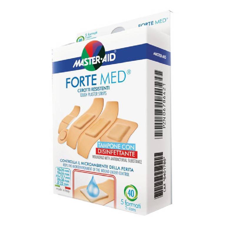 MASTER AID FORTE MED CEROTTI ASSORTITI 20 PEZZI