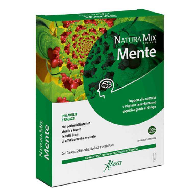 Natura Mix Advanced Mente - Concentrato Fluido Flaconcini