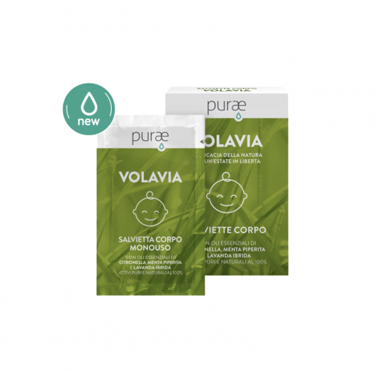 PURAE VOLAVIA SALVIETTE CORPO MONOUSO 3ML