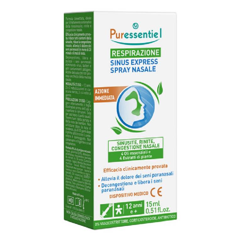 PURESSENTIEL SINUS SPR NASALE
