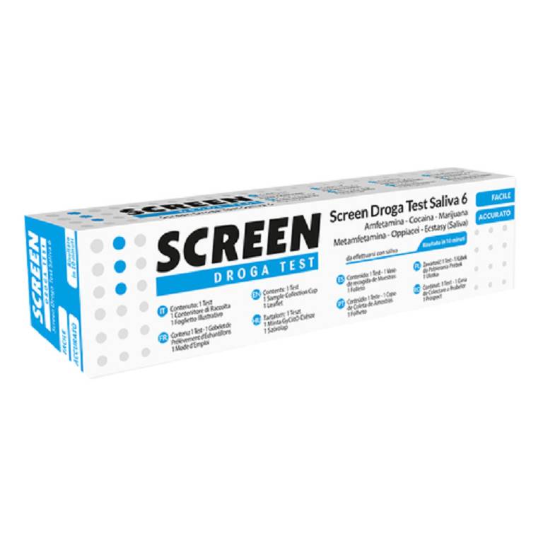 SCREEN DROGA TEST SALIVA 6DROG