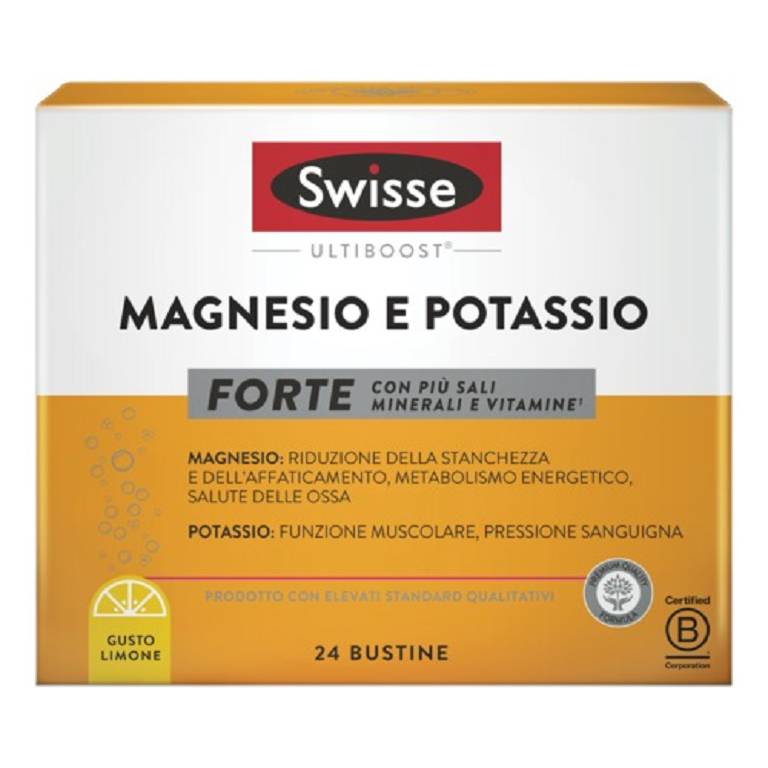 SWISSE MAGNESIO e POTASSIO FORTE 24 BUSTINE