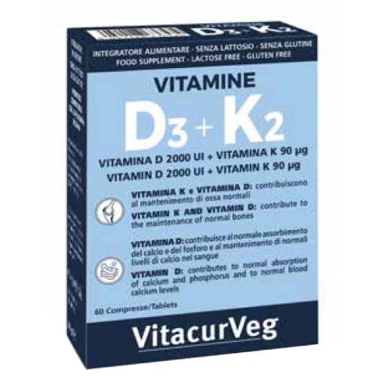 VITAMINE D3+K2 60CPR